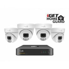 Valvekaamerate komplekt Iget Homeguard HGNVK84804, PoE 2K NVR 8CH koos 4 välikaameraga heliga