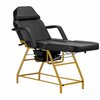 Kosmeetikutool Activeshop Beauty Chair 557G, must-kuldne