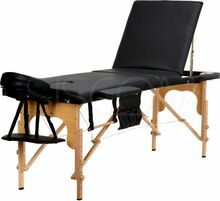 3-osaline massaažilaud Bodyfit, must