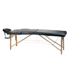 Kokkupandav massaažilaud Beauty System BS-523, must