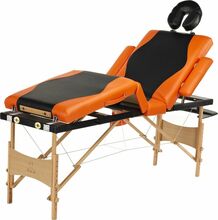 Massaažilaud Bodyfit 1045, must/oranž