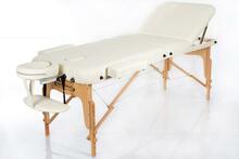 Kokkupandav massaažilaud Restpro Vip 3, cream, 192 cm, 20 kg
