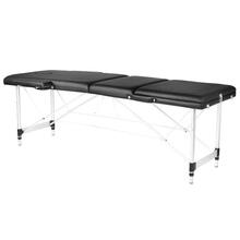 Kokkupandav massaažilaud Activeshop Alu Comfort 3, must