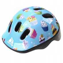 Laste kiiver Meteor Jr, sinised koogid