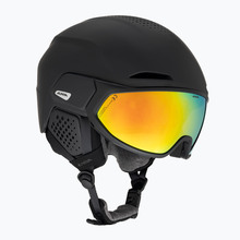 Suusakiiver Alpina Alto Q-Lite, 59-63, must matt (kuldne peegel)
