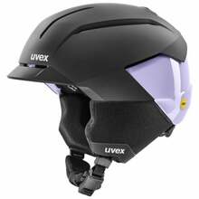 Suusakiiver Uvex Levitate MIPS, 51-55 cm, must/lilla