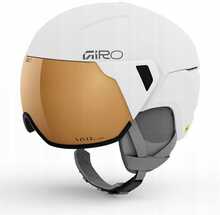 Suusakiiver Giro Aria Spherical MIPS, M (55,5-59 cm), matt valge / erkoranž