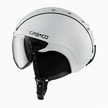 Suusakiiver Casco SP-2 Carbonic Visor, M 55-57, valge
