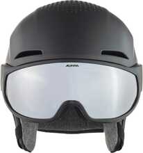Suusakiiver Alpina Alto V, 59-63 cm, must matt