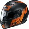 Mootorratta kiiver HJC CS-15 Mylo, L, must/oranž