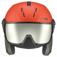 Suusakiiver Uvex Instinct Visor, 59-61 cm, punane