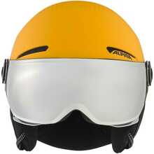 Suusakiiver Alpina Zupo Visor Q-Lite, 51-55 cm, kollane