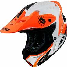 Mootorratta kiiver Axxis Wolf Star Track, M, oranž