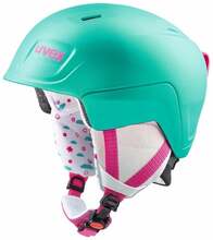 Suusakiiver Uvex Manic Pro, 46-50 cm, valge/roosa/helesinine