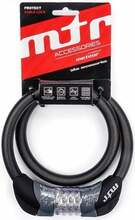Jalgrattalukk Meteor Protect, 800 mm, must
