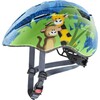 Laste jalgrattakiiver Uvex Kid 2 CC, 46-52 cm, sinine/pruun/kollane