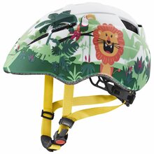 Laste jalgrattakiiver Uvex Kid 2 CC, 46-52 cm, valge/roheline/oranž