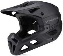 Jalgrattakiiver Wozinsky Full Face with Chin Guard, M, must