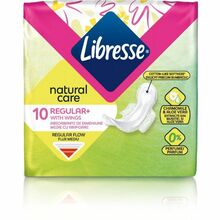 Hügieenisidemed Libresse Natural Care Regular, 10 tk
