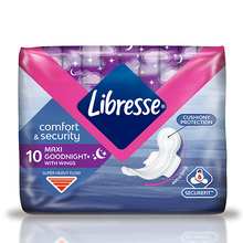 Hügieenisidemed Libresse Maxi Night, 10 tk