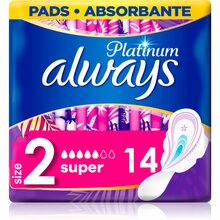 Hügieenisidemed Always Platinum Super, 14 tk