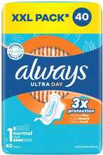 Hügieenisidemed Always Ultra Day Normal, 40 tk