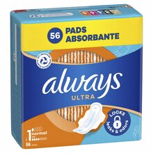 Hügieenisidemed Always Ultra Size 1, 56 tk