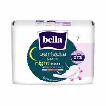 Õhukesed tiibadega hügieenisidemed Bella Perfecta Ultra Night, 7 tk