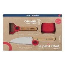 Nugade komplekt Opinel Le Petit Chef, punane, 3 tk
