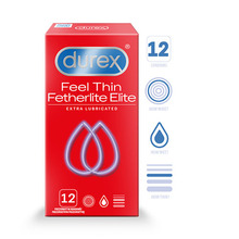 Kondoomid Durex Feel Thin Extra Lubricated, 12 tk