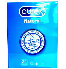 Kondoomid Durex Natural, 24 tk