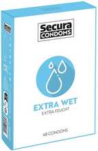 Preservatiivid Secura Extra Wet, 48 tk