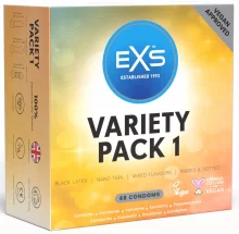 Preservatiivid EXS Variety Pack 1, 48 tk