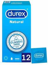 Kondoomid Durex Natural Plus, 12 tk