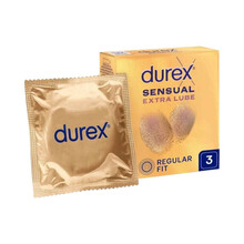 Kondoomid Durex Sensual Extra Lube, 3 tk