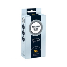 Kondoomid Mister Size Pure Feel 53 mm, 10 tk