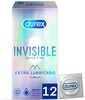 Kondoomid Durex Invisible Extra Lubricated, 12 tk