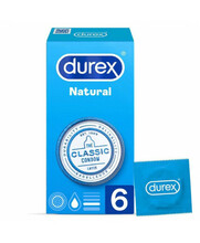 Kondoomid Durex Natural Comfort, 6 tk