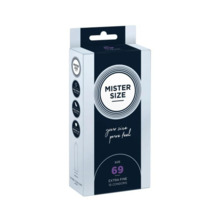 Kondoomid Mister Size Pure Feel 69 mm, 10 tk