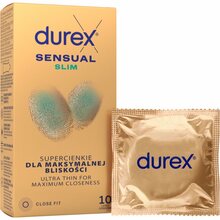 Kondoomid Durex Sensual Slim, 10 tk