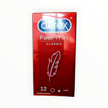 Kondoomid Durex Feel Thin Classic, 12 tk