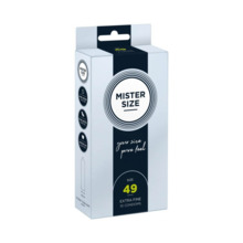 Kondoomid Mister Size Pure Feel 49 mm, 10 tk