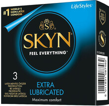 Kondoomid Skyn Extra Lubricated, 3 tk