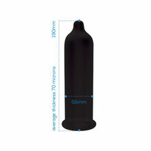 Kondoomid Pasante Black Velvet, 1 tk