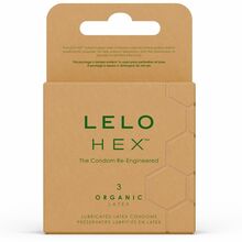 Kondoomid Lelo Hex Organic, 3 tk