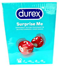 Kondoomid Durex Surprise Me, 40 tk