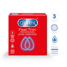 Kondoomid Durex Feel Thin Extra Lubricated, 3 tk