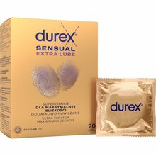 Kondoomid Durex Sensual Extra Lube, 20 tk