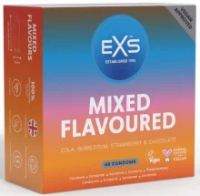 Kondoomid Exs Mixed Flavoured, 48 tk