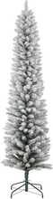 Kunstkuusk HOMCOM, 210 cm, 180 LED tulega, roheline/valge